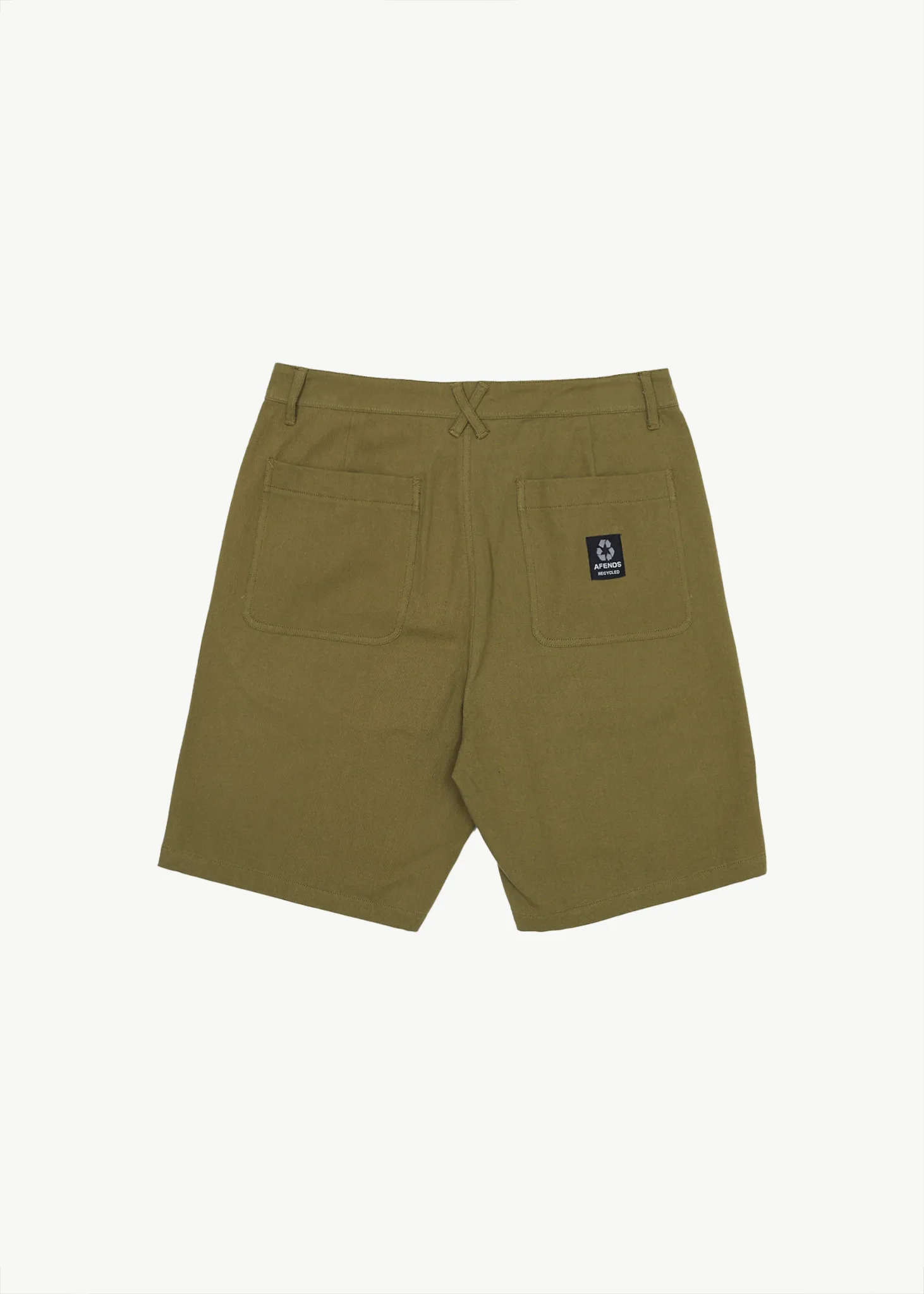 AFENDS Mens Ninety Twos - Fixed Waist Shorts 19" - Military