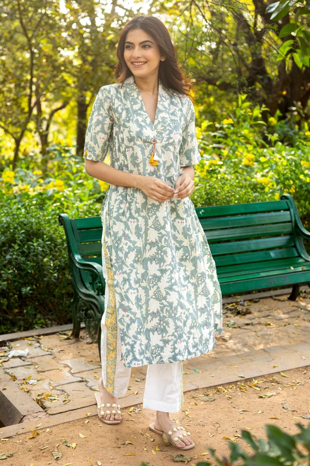 ALOHA COTTON KURTA SET