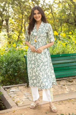 ALOHA COTTON KURTA SET