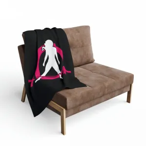 Arctic Fleece Blanket - Black Classic Logo