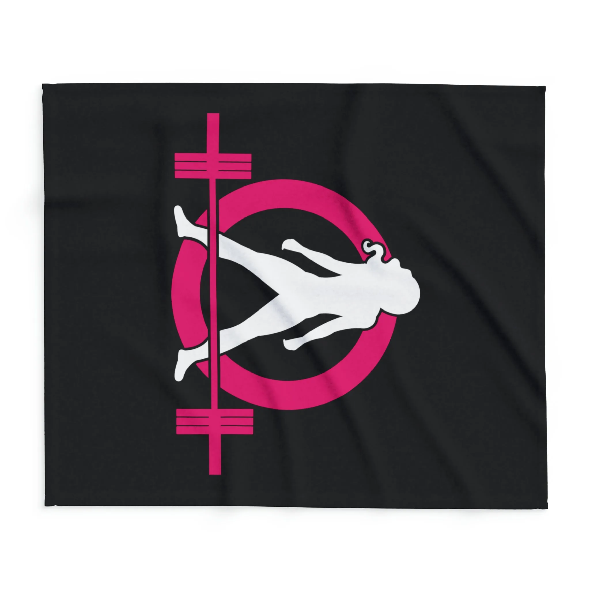 Arctic Fleece Blanket - Black Classic Logo