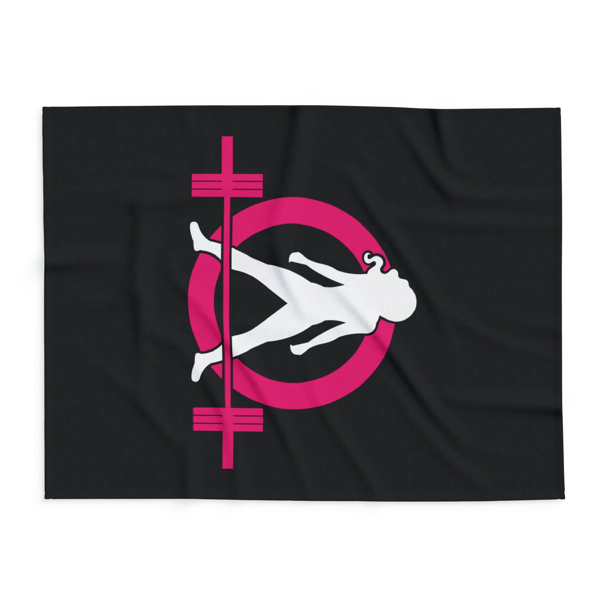 Arctic Fleece Blanket - Black Classic Logo