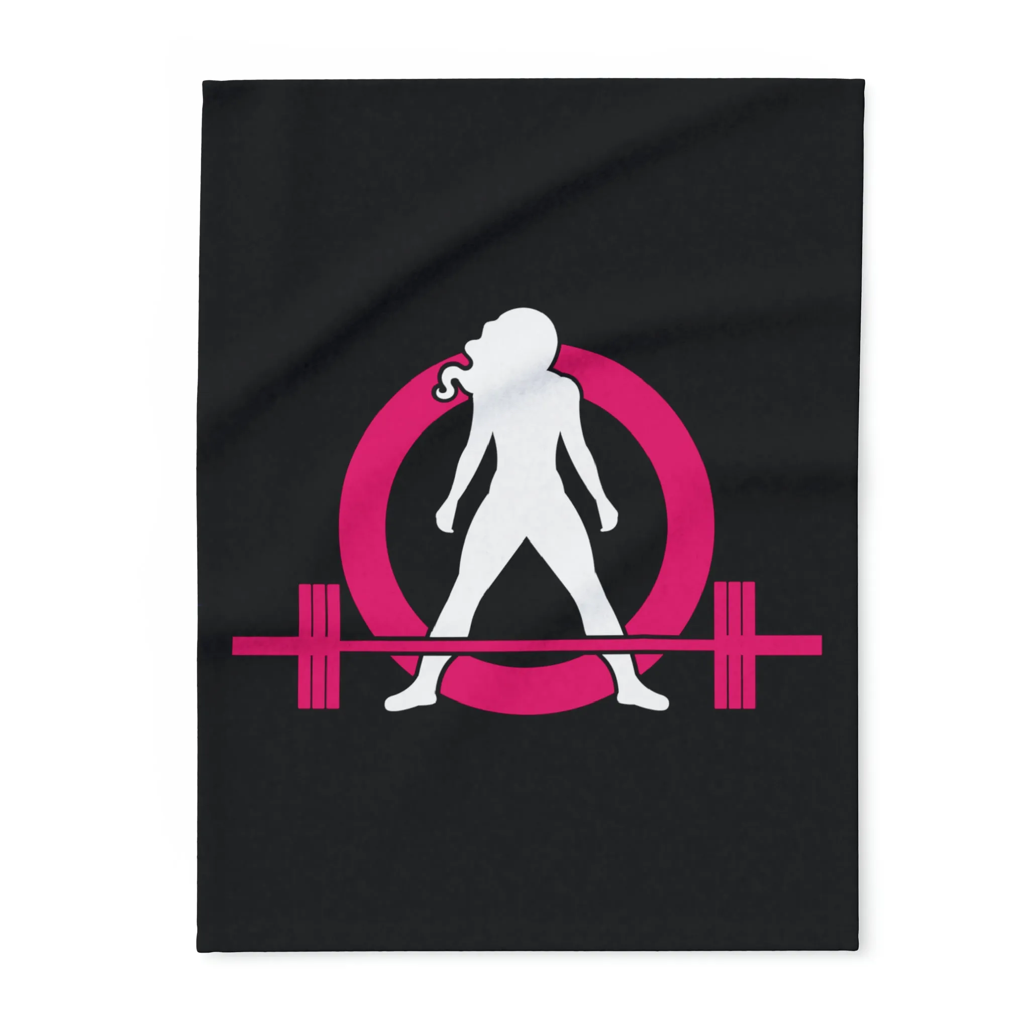 Arctic Fleece Blanket - Black Classic Logo