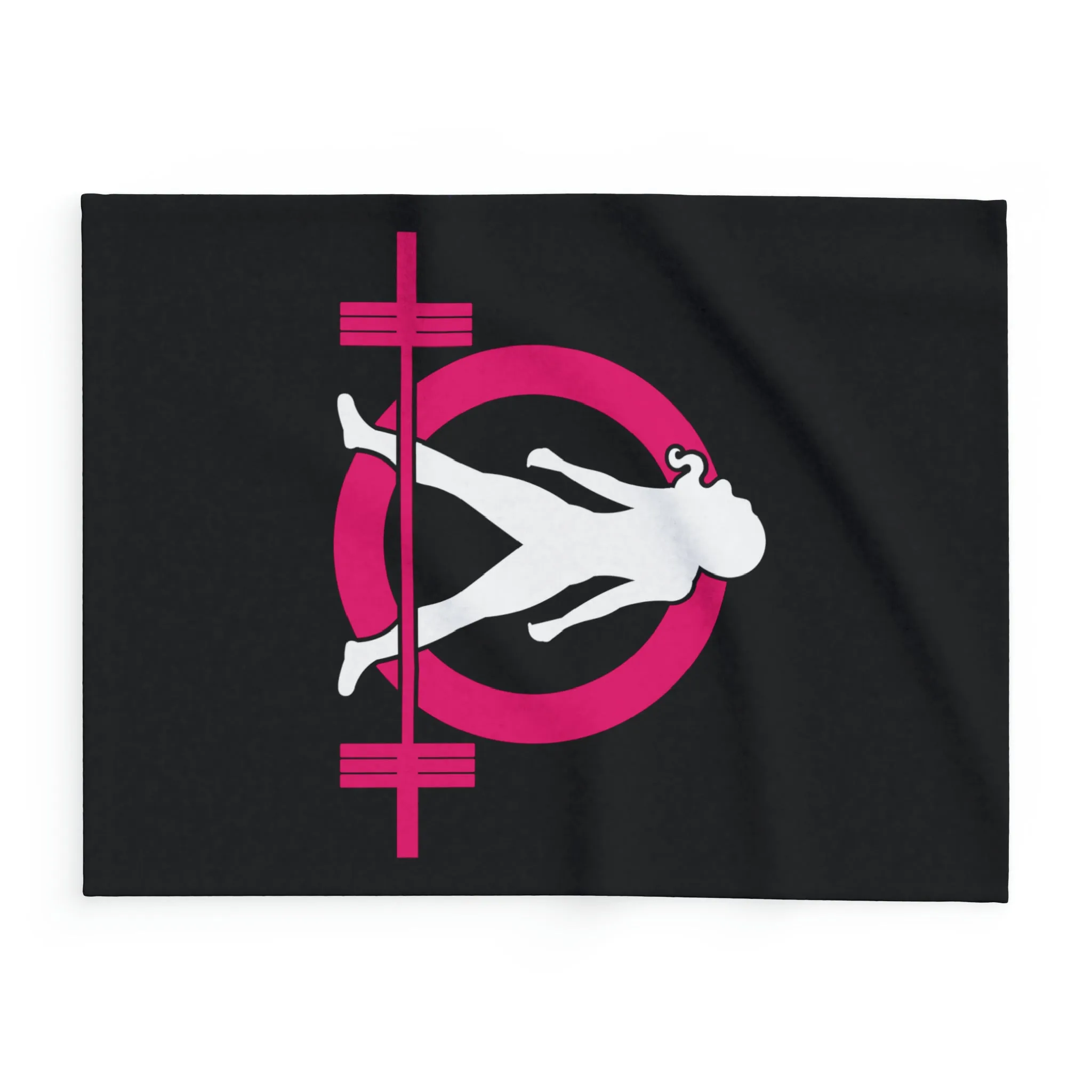 Arctic Fleece Blanket - Black Classic Logo