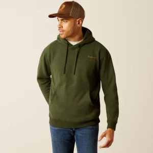 Ariat Men's Barbwire Skull Hoodie