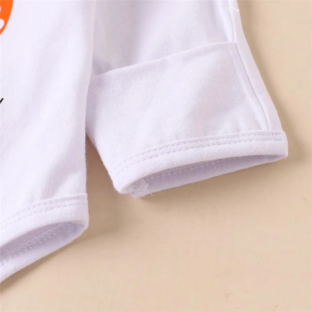 Baby Unisex Cartoon Fox Print Romper & Pants Sets Wholesale Baby Outfits