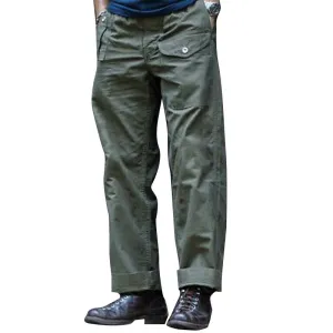 BACKWOODS | Men's Vintage Solid Multi Pocket Cargo Straight Leg Pants