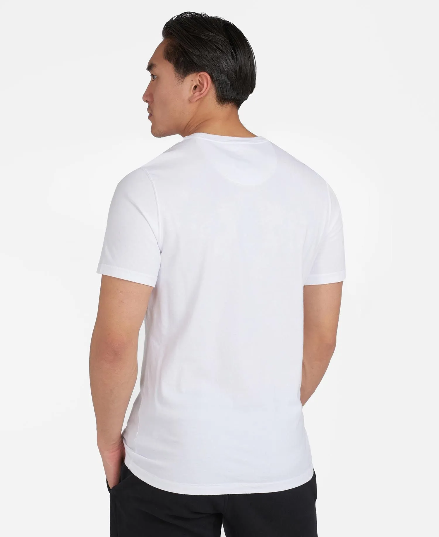 Barbour International Essential Large Logo T-Shirt In White