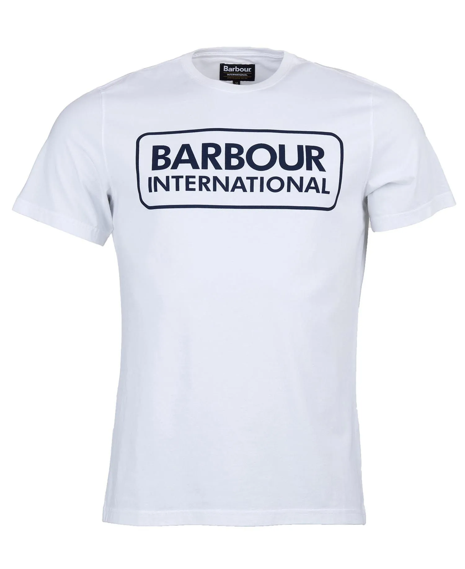 Barbour International Essential Large Logo T-Shirt In White