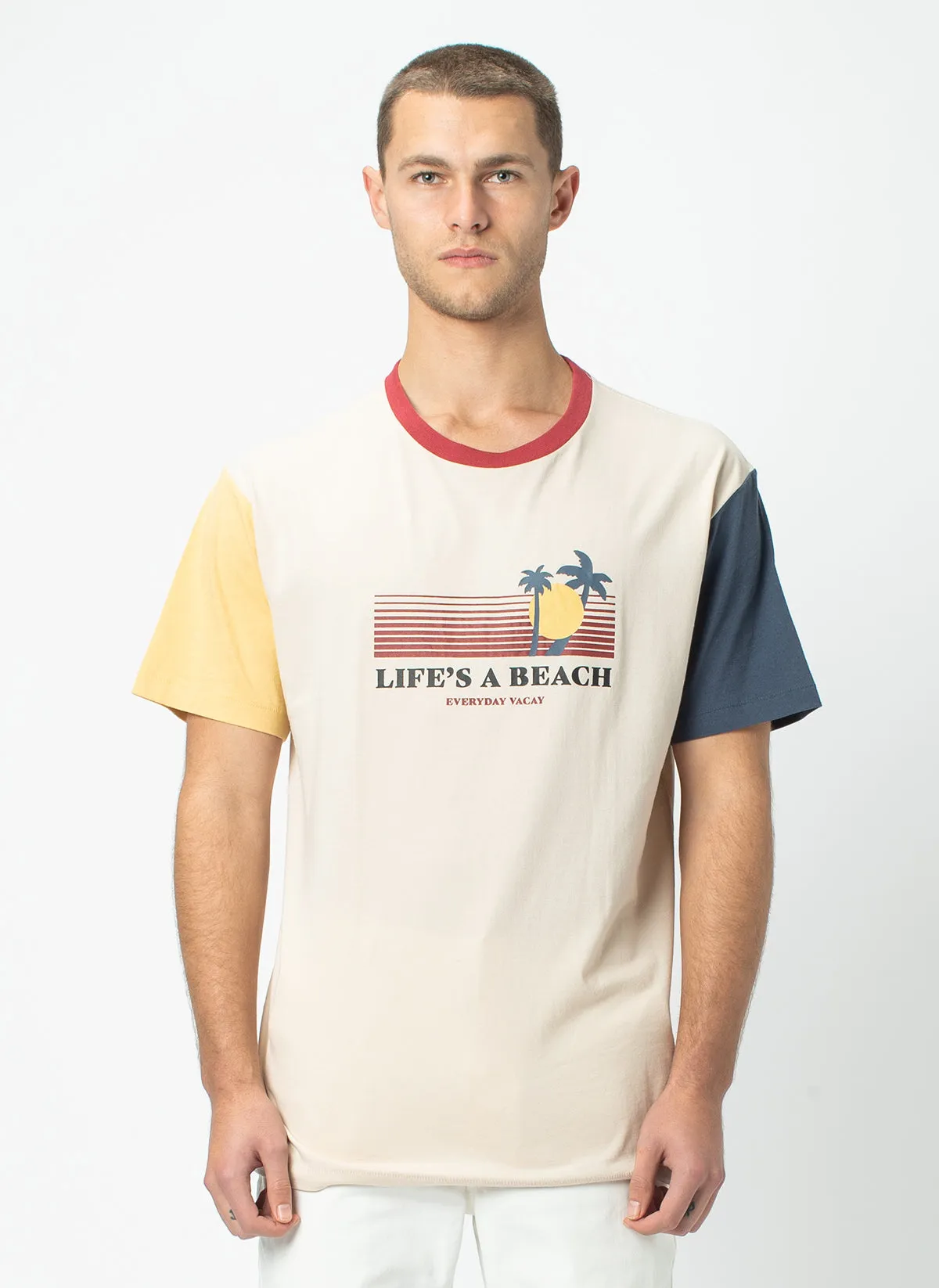 Beach Homie Tee Colour Block