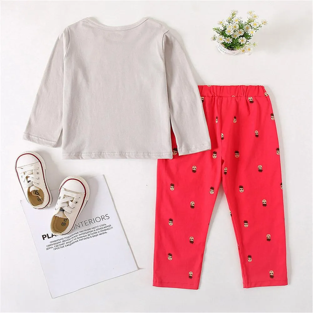 Boys Letter Printed Long Sleeve Top & Pants Wholesale Boys Clothing Suppliers
