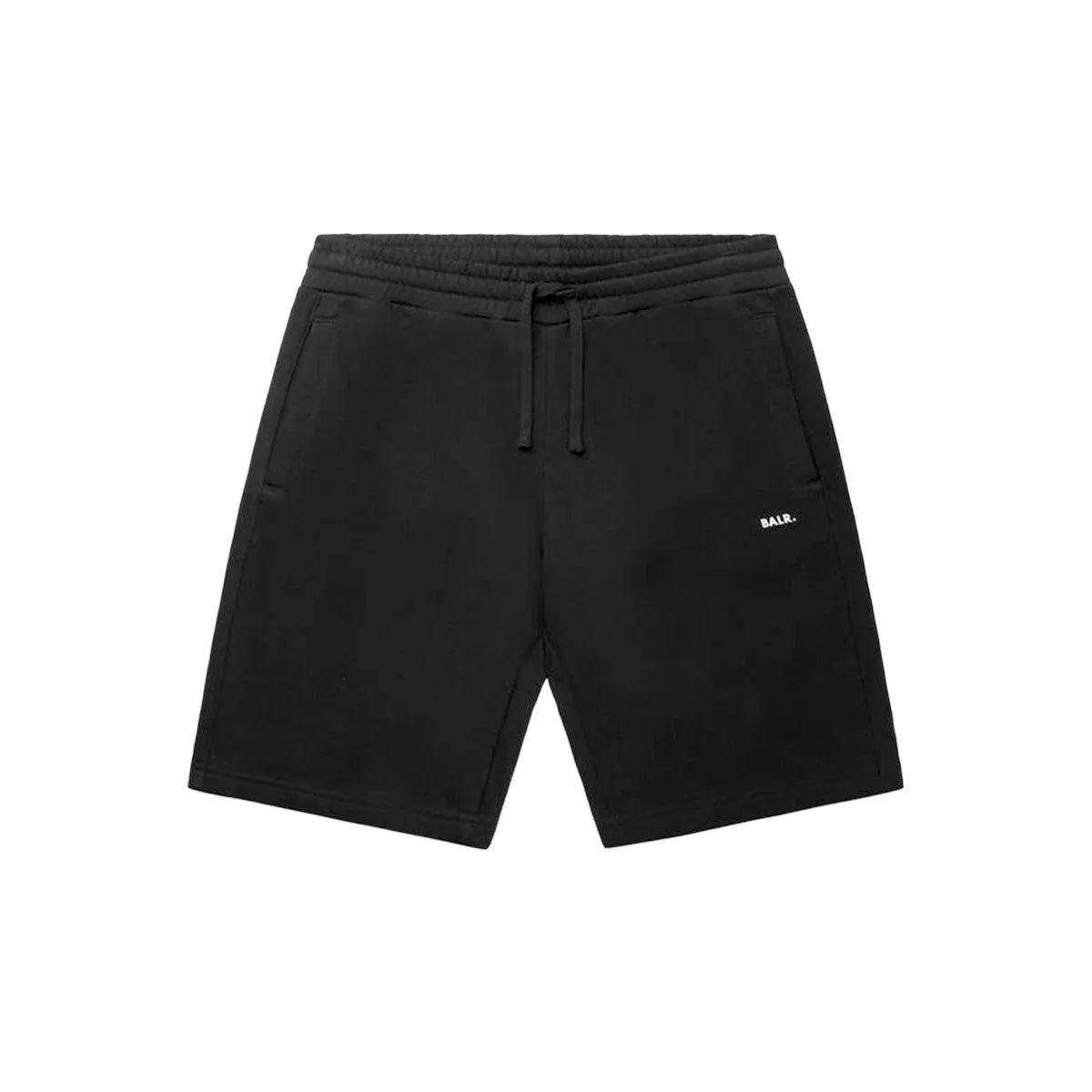 Brand Regular Fit Shorts Long Line Jet Black