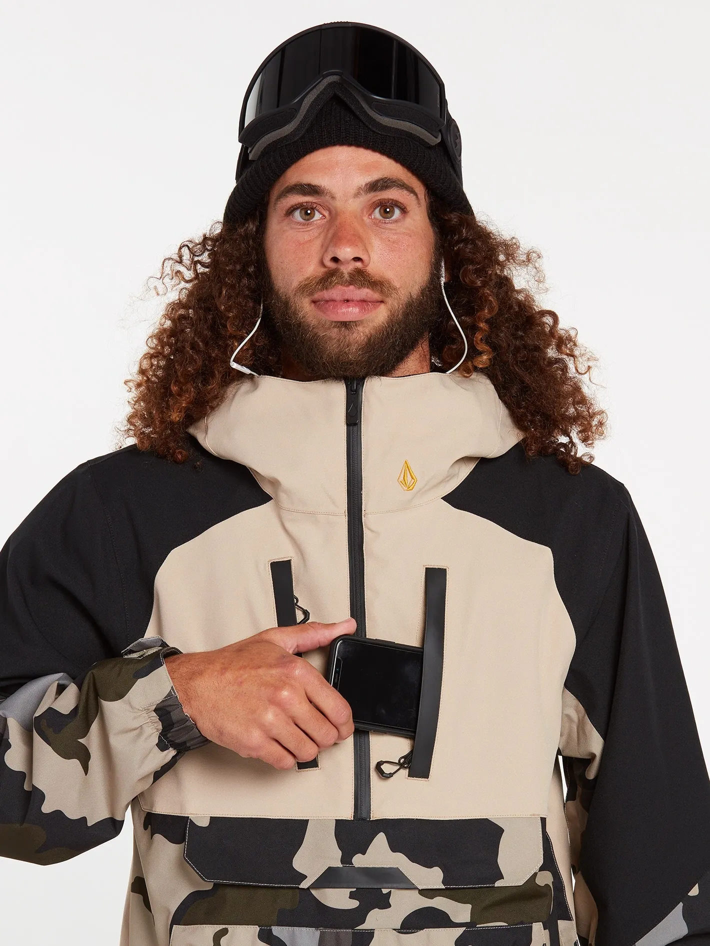 Brighton Pullover Jacket - DRILL KHAKI