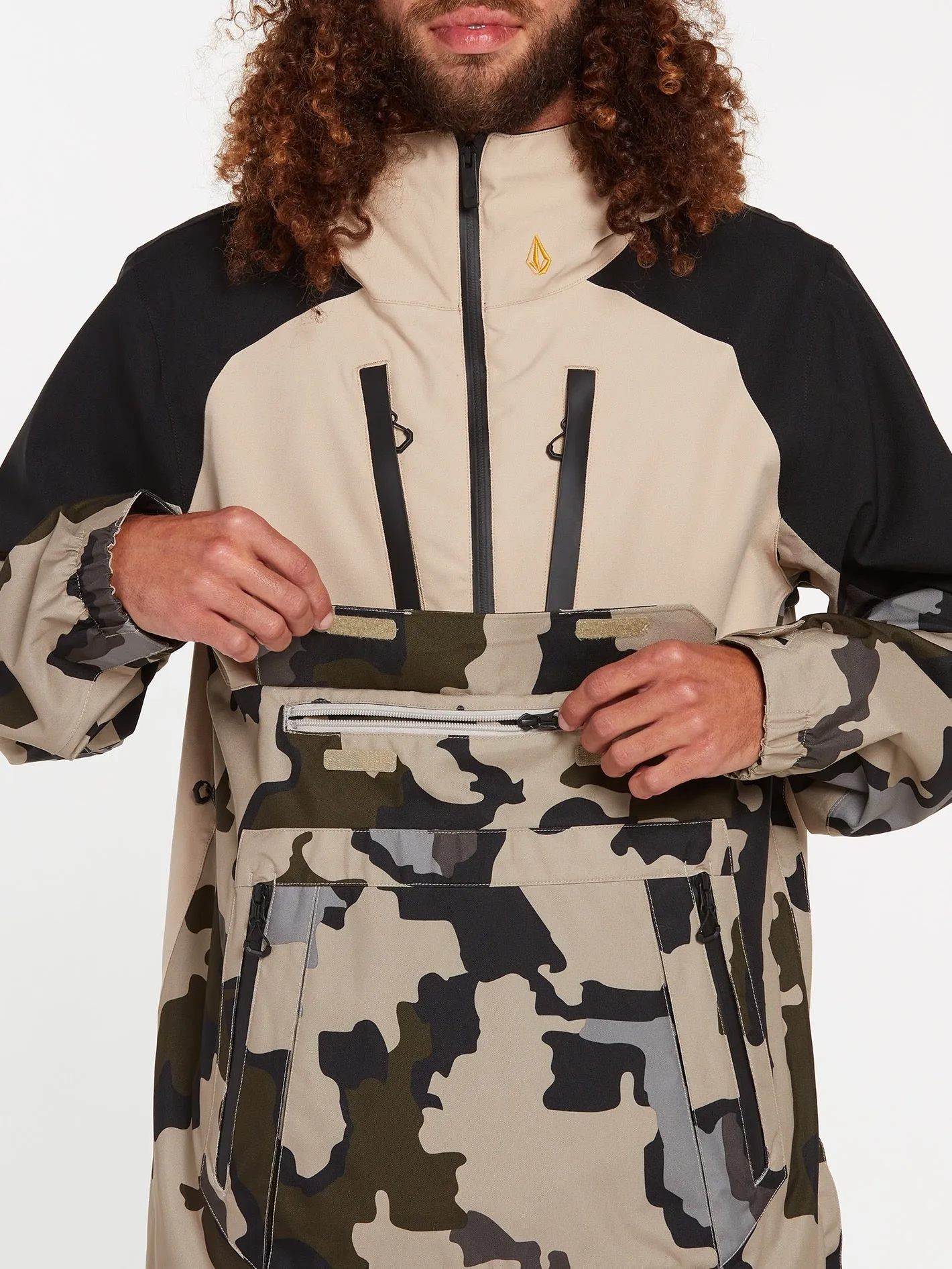 Brighton Pullover Jacket - DRILL KHAKI