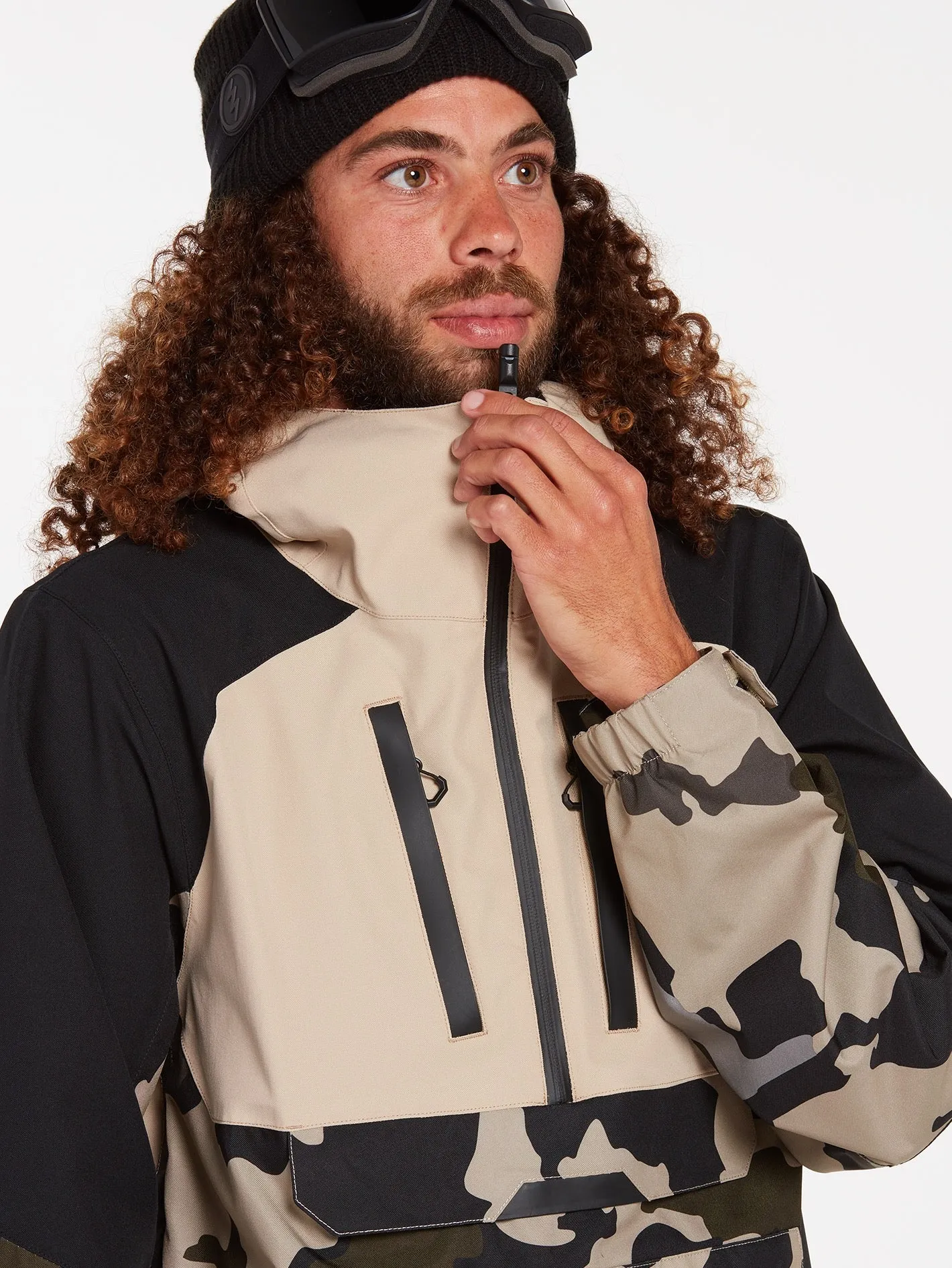 Brighton Pullover Jacket - DRILL KHAKI