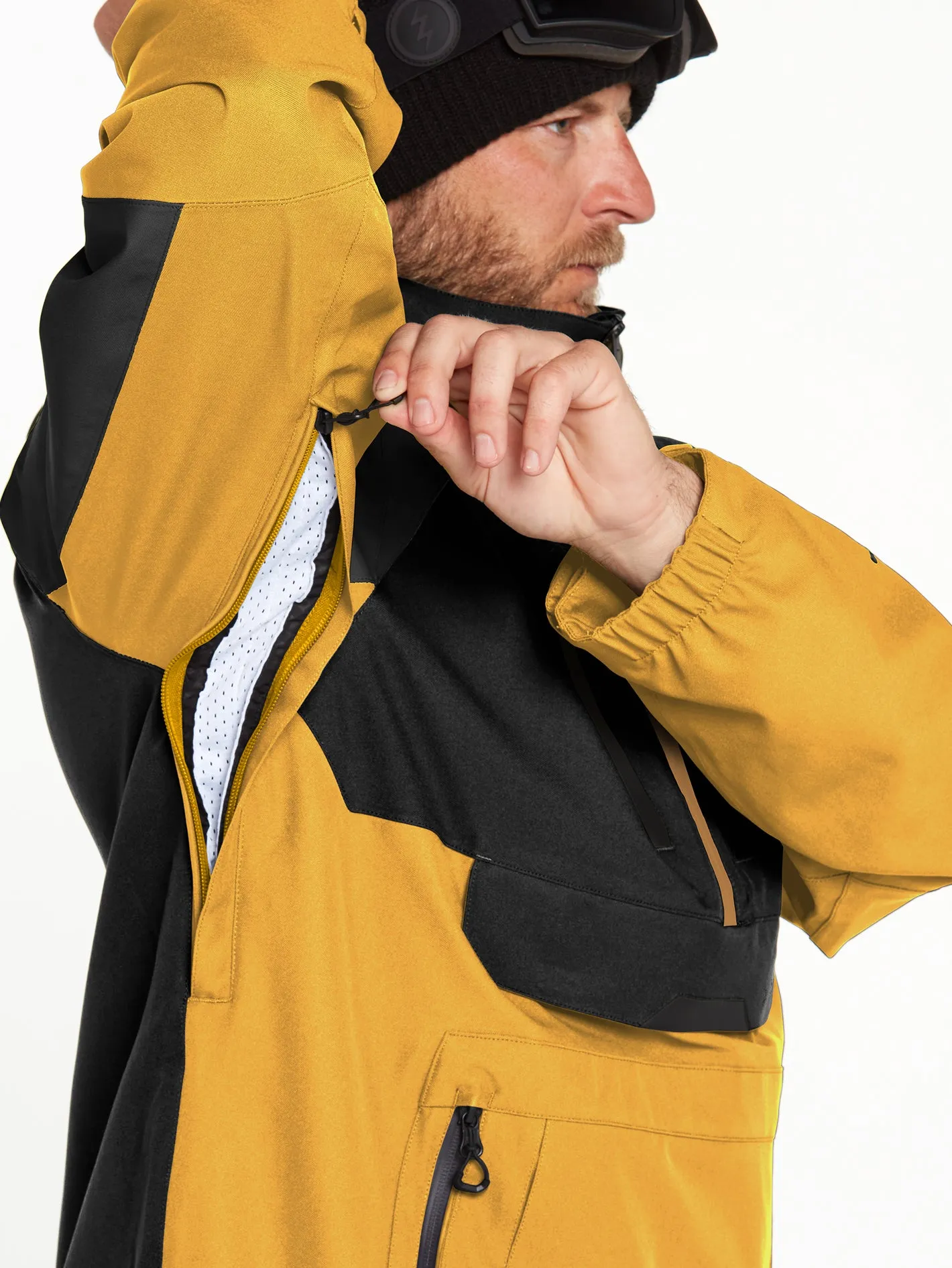Brighton Pullover Jacket - RESIN GOLD