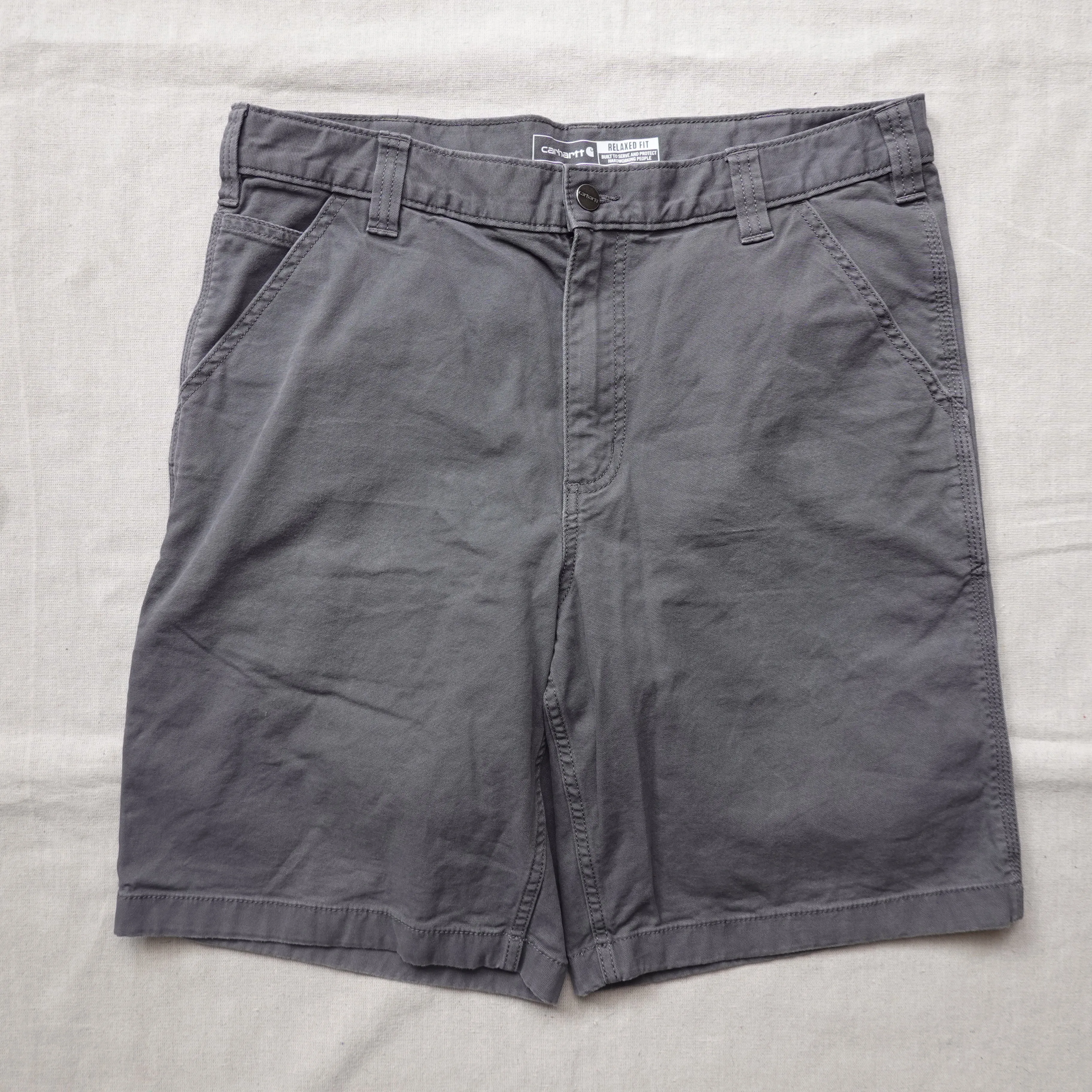 Carhartt Relaxed Fit Grey Shorts - Size 34