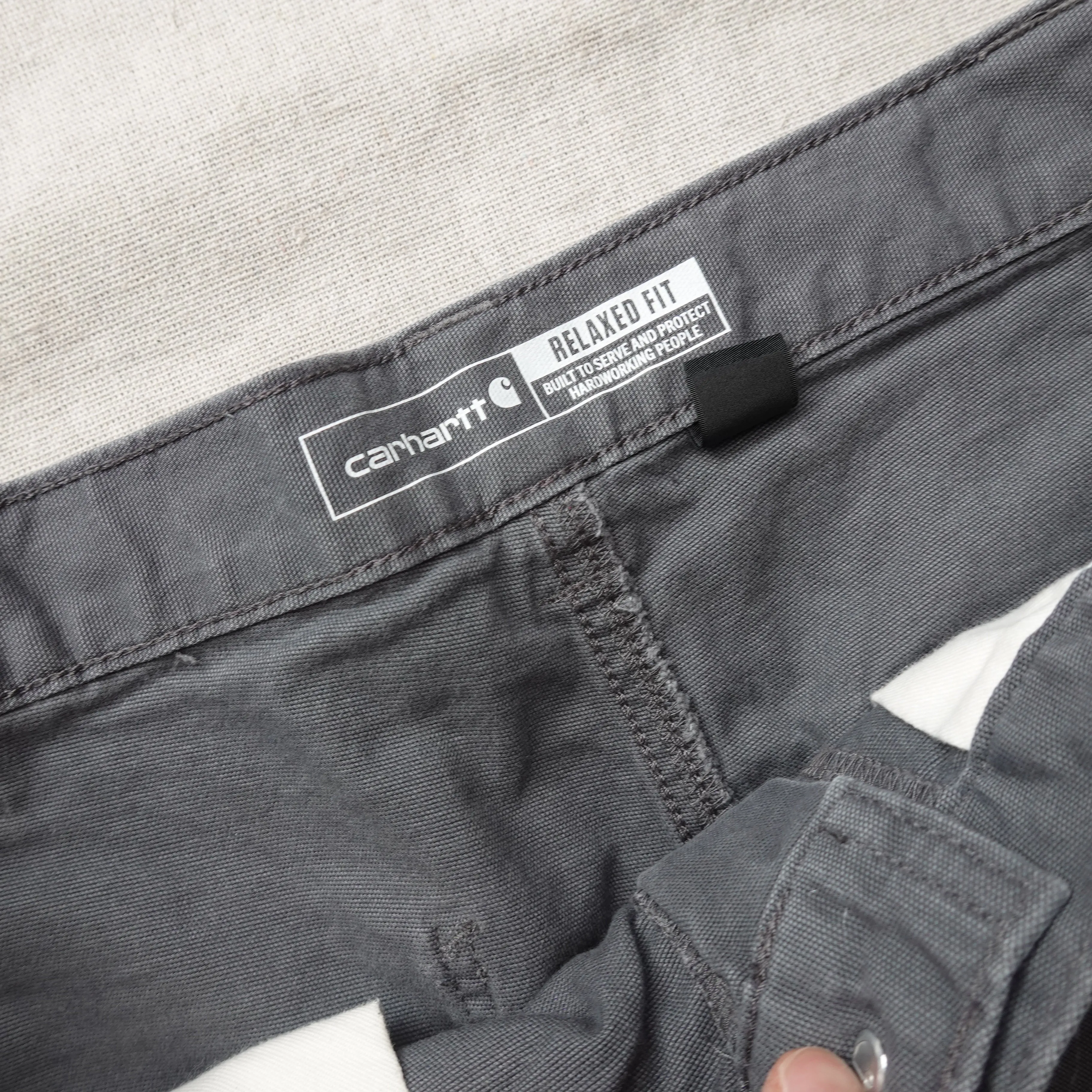 Carhartt Relaxed Fit Grey Shorts - Size 34