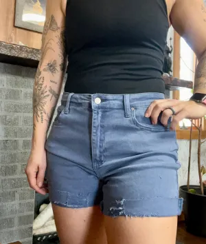 Collection Zenana Shorts In Blackberry