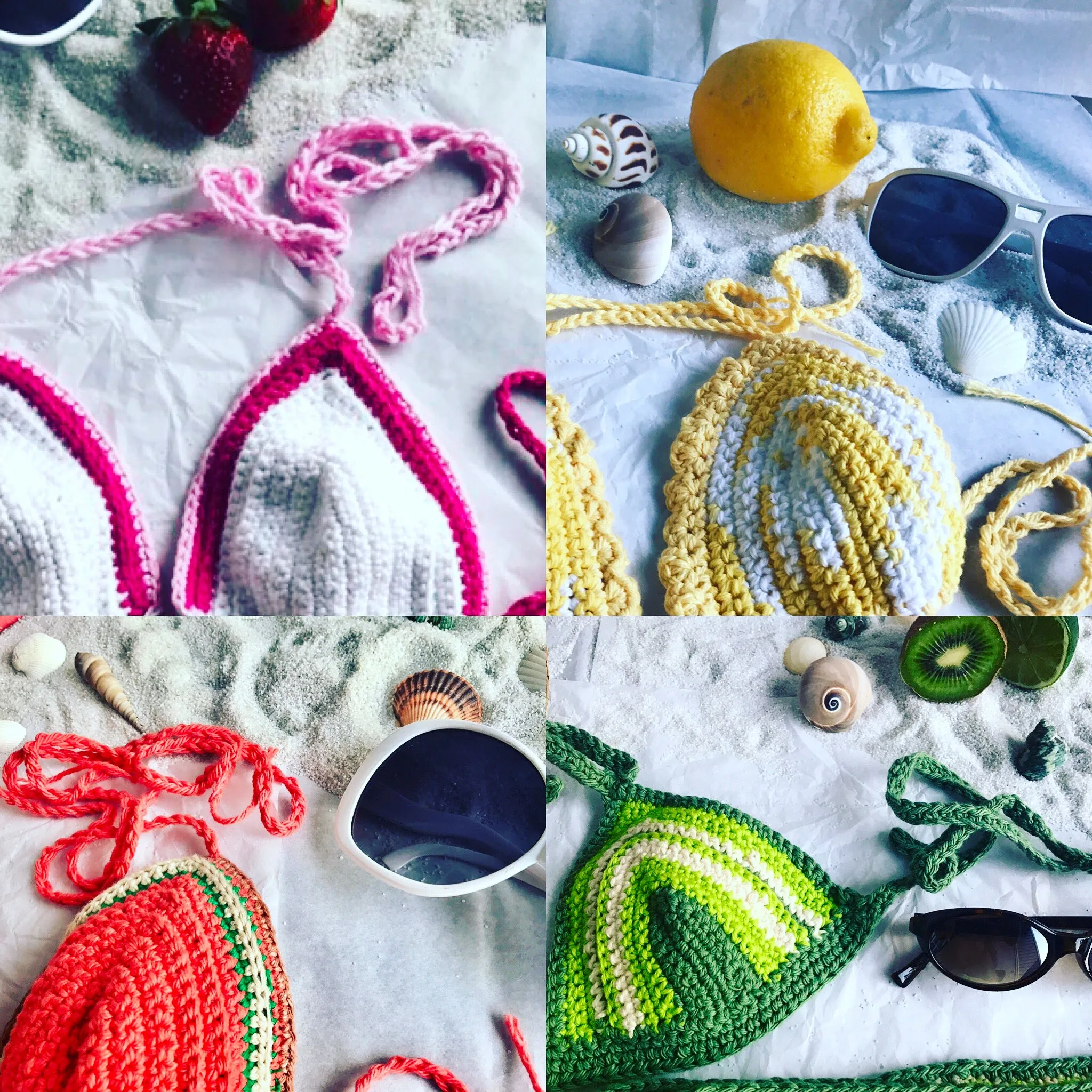Crochet Bikini basics tops
