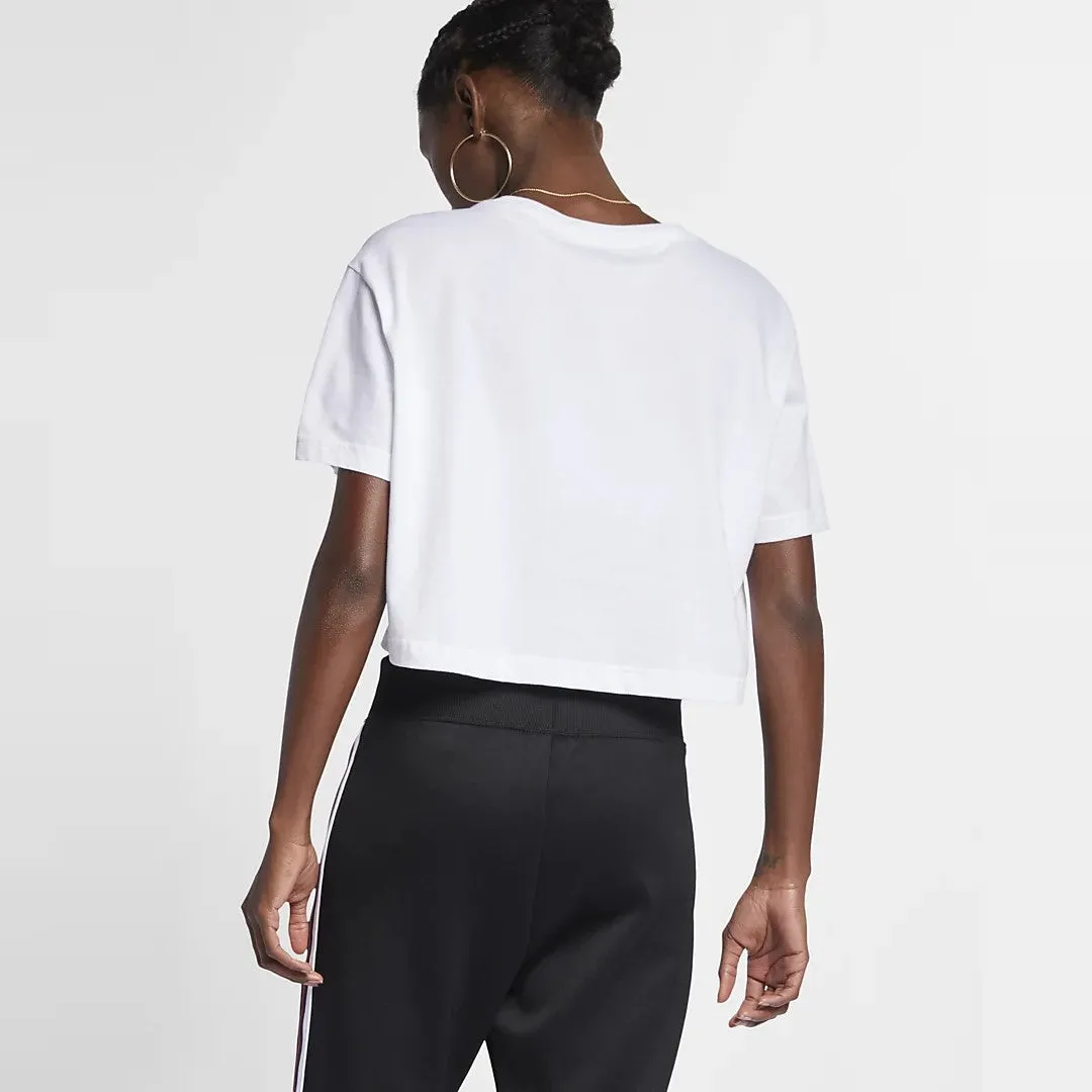 Cropped Logo T-Shirt (White)