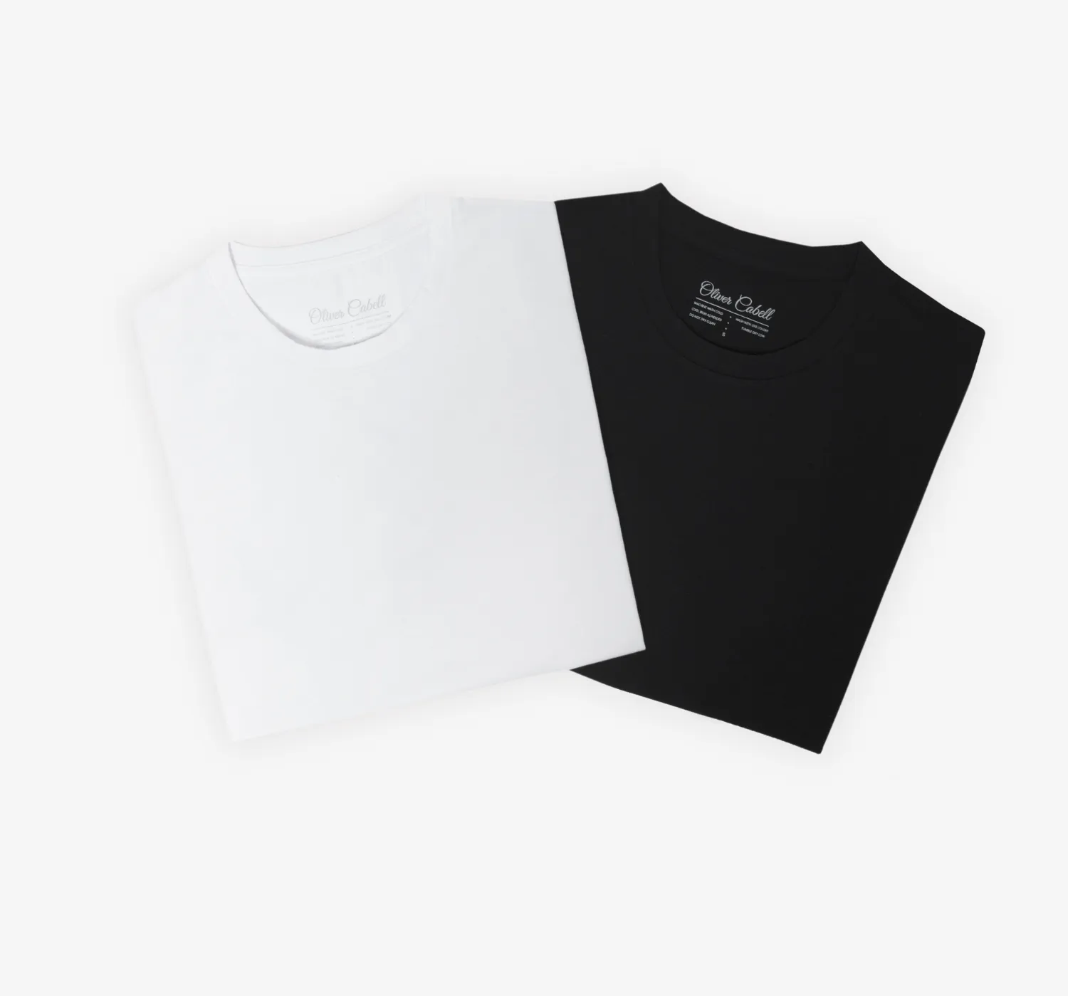 Curved Hem Tee | Black