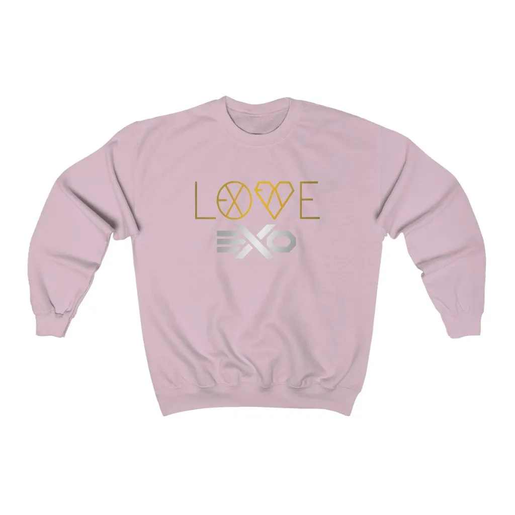 EXO Love Sweatshirt - EXO Sweatshirt - Kpop Crewneck Women Sweatshirt