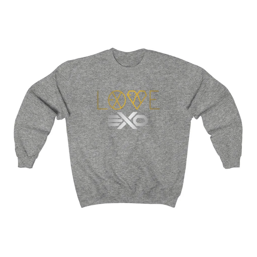 EXO Love Sweatshirt - EXO Sweatshirt - Kpop Crewneck Women Sweatshirt