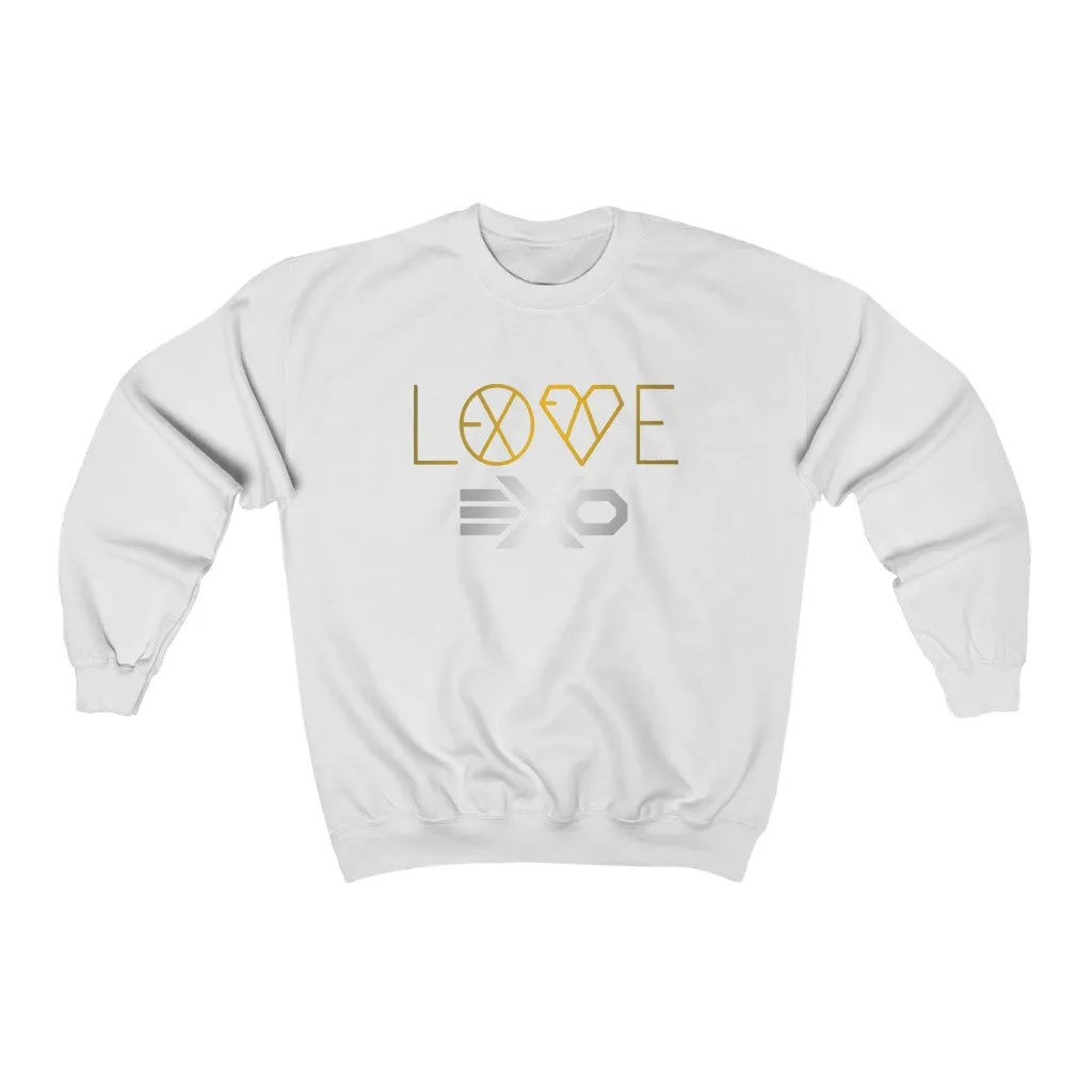 EXO Love Sweatshirt - EXO Sweatshirt - Kpop Crewneck Women Sweatshirt