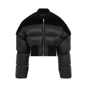 Flight Cropped Jacket in Black