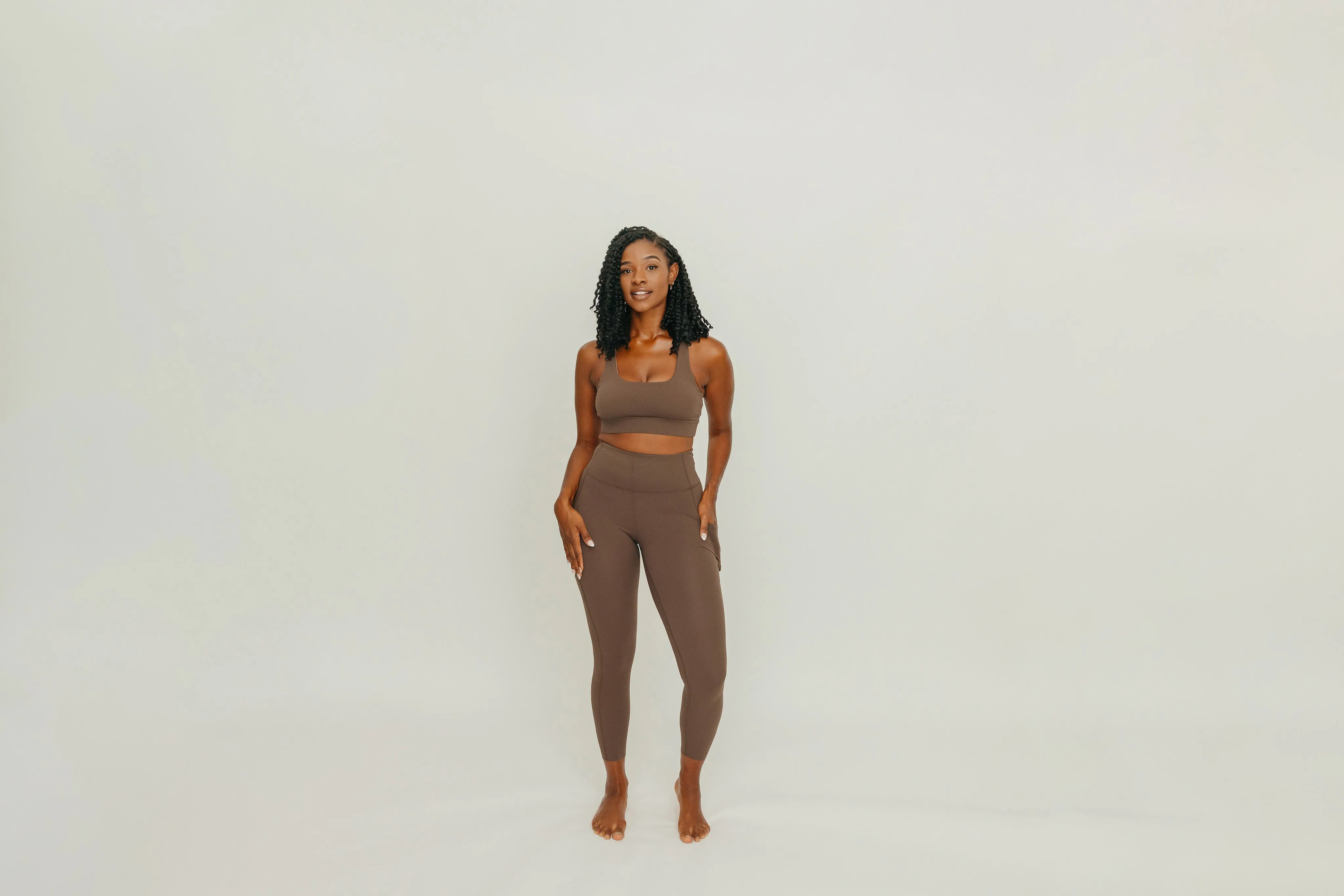 Focus Leggings - Brown | MT LUXE