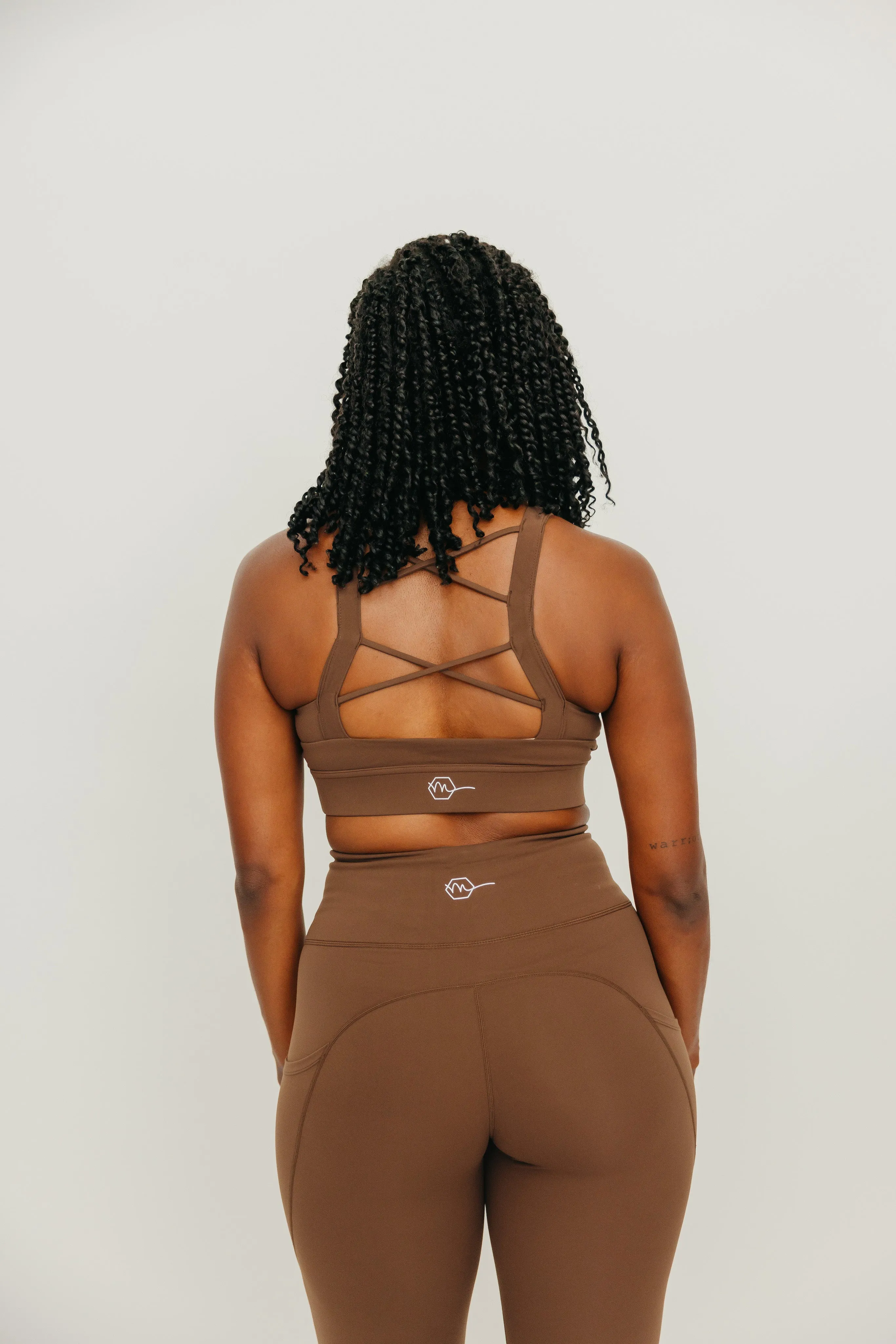 Focus Leggings - Brown | MT LUXE