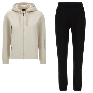 Freddy Full Zip Hooded Tracksuit F3WTRK4 Z40N Moonbeam-Black
