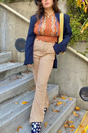 Gingham Jenny Pant
