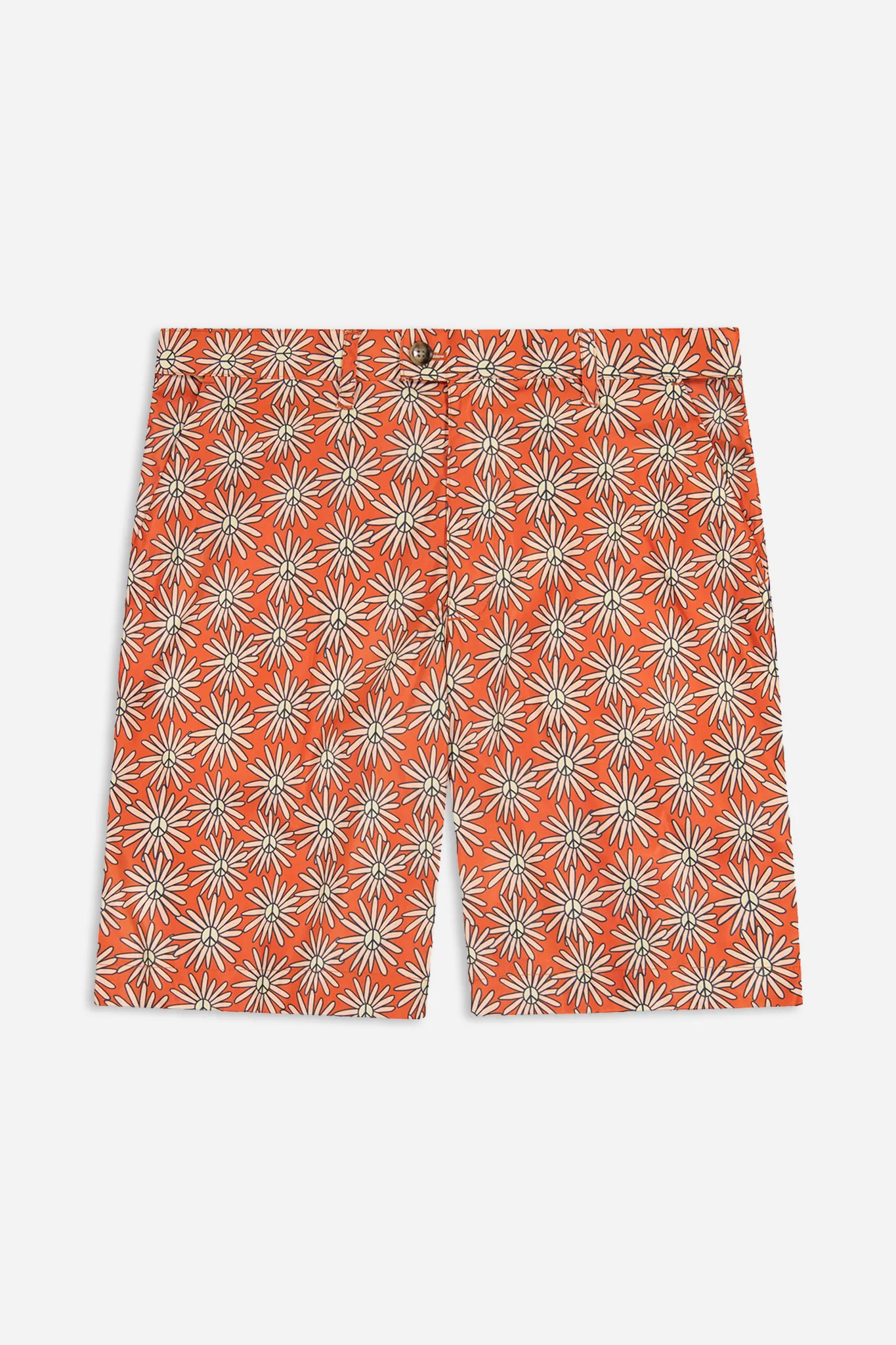 Heritage Short - Burnt Peace Flower