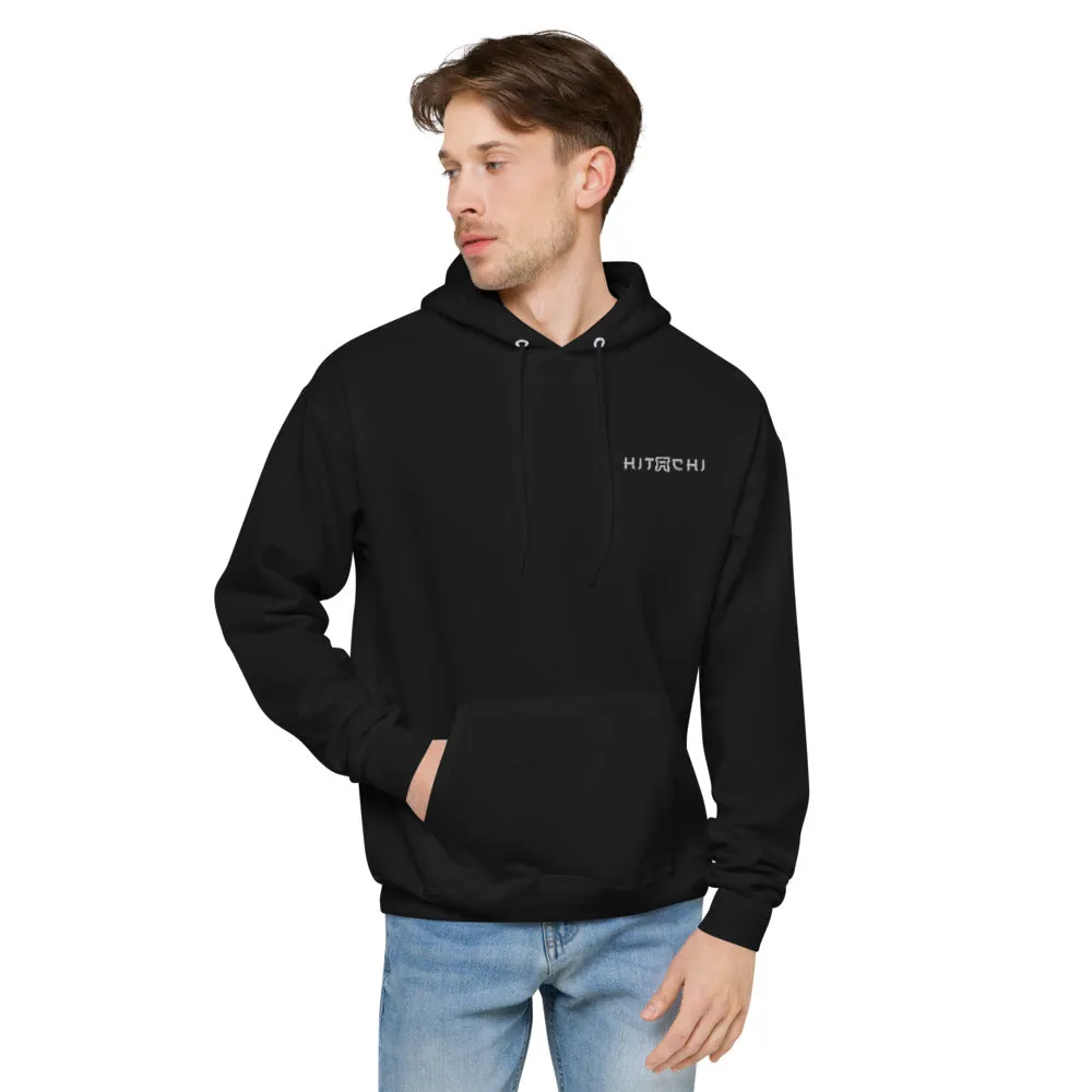 Hitachi Embroidered Unisex Hanes fleece hoodie