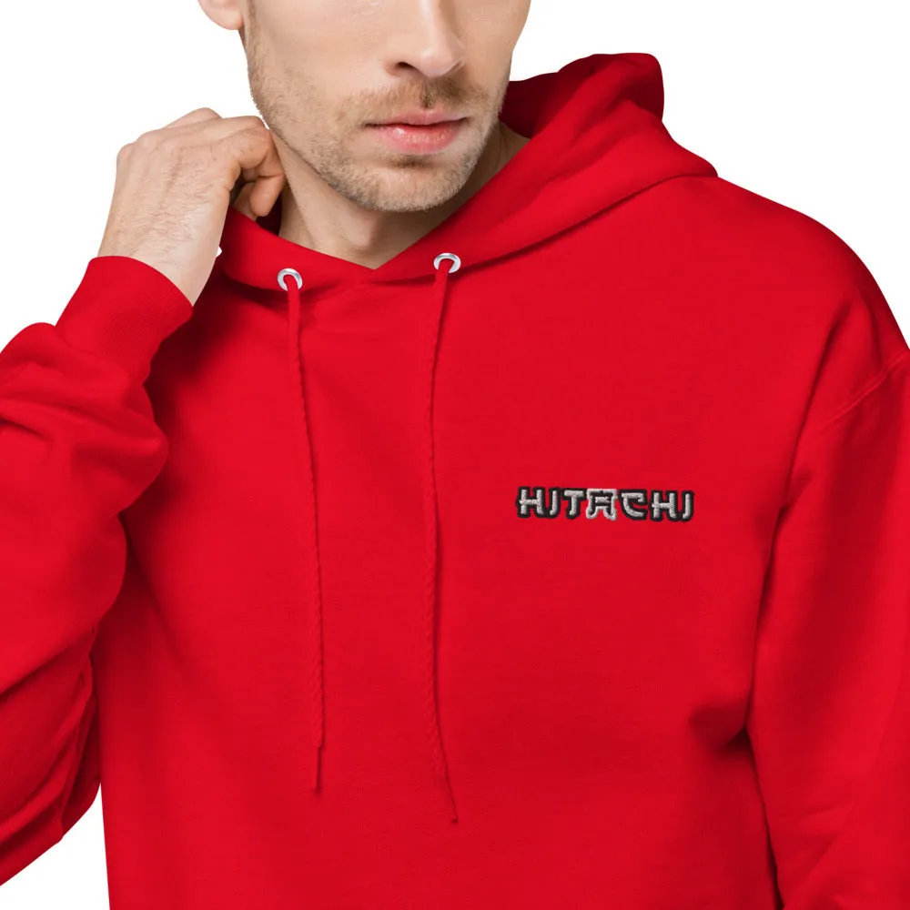 Hitachi Embroidered Unisex Hanes fleece hoodie