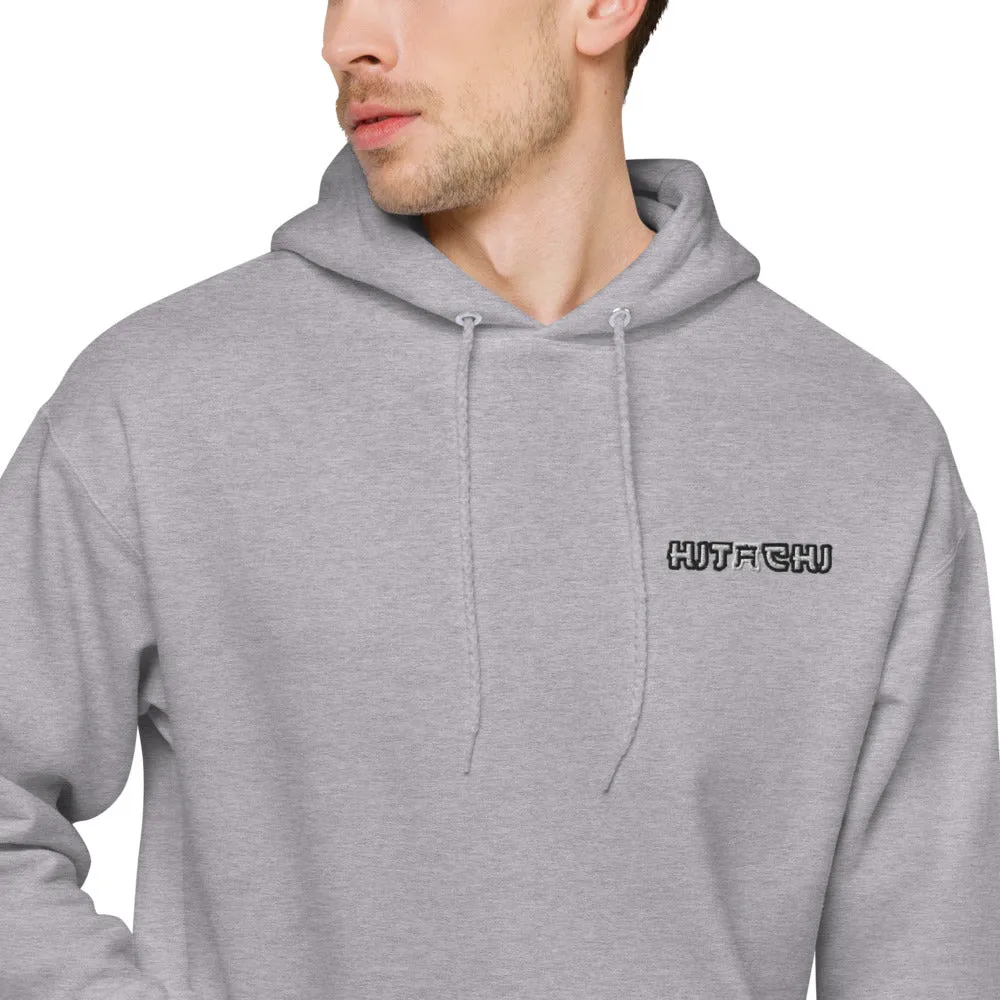 Hitachi Embroidered Unisex Hanes fleece hoodie