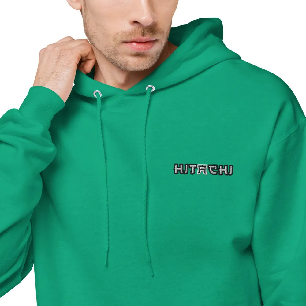 Hitachi Embroidered Unisex Hanes fleece hoodie