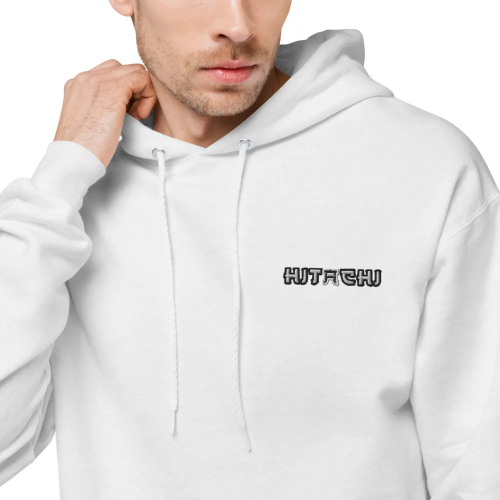 Hitachi Embroidered Unisex Hanes fleece hoodie