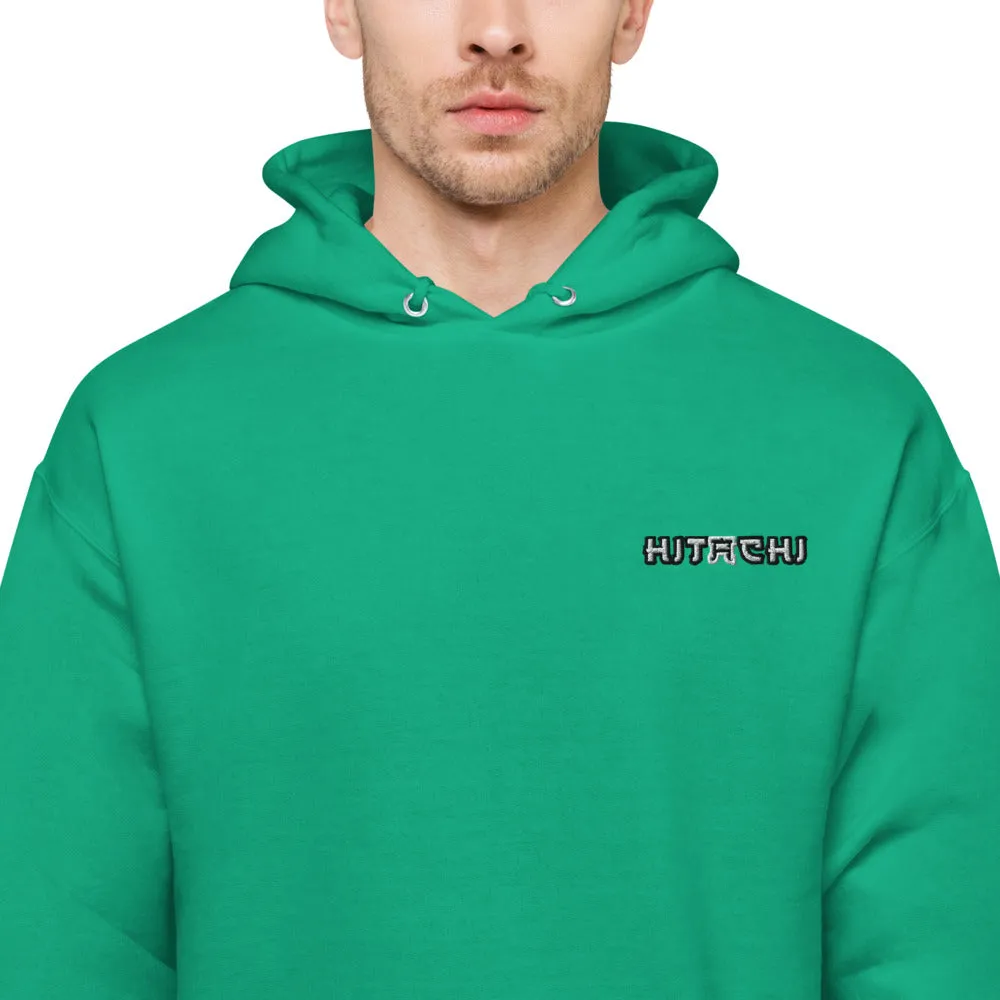 Hitachi Embroidered Unisex Hanes fleece hoodie