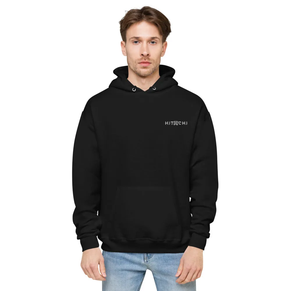 Hitachi Embroidered Unisex Hanes fleece hoodie