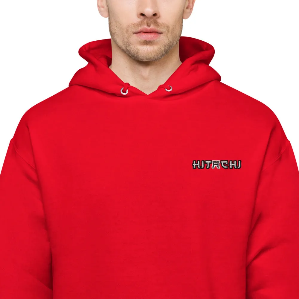 Hitachi Embroidered Unisex Hanes fleece hoodie
