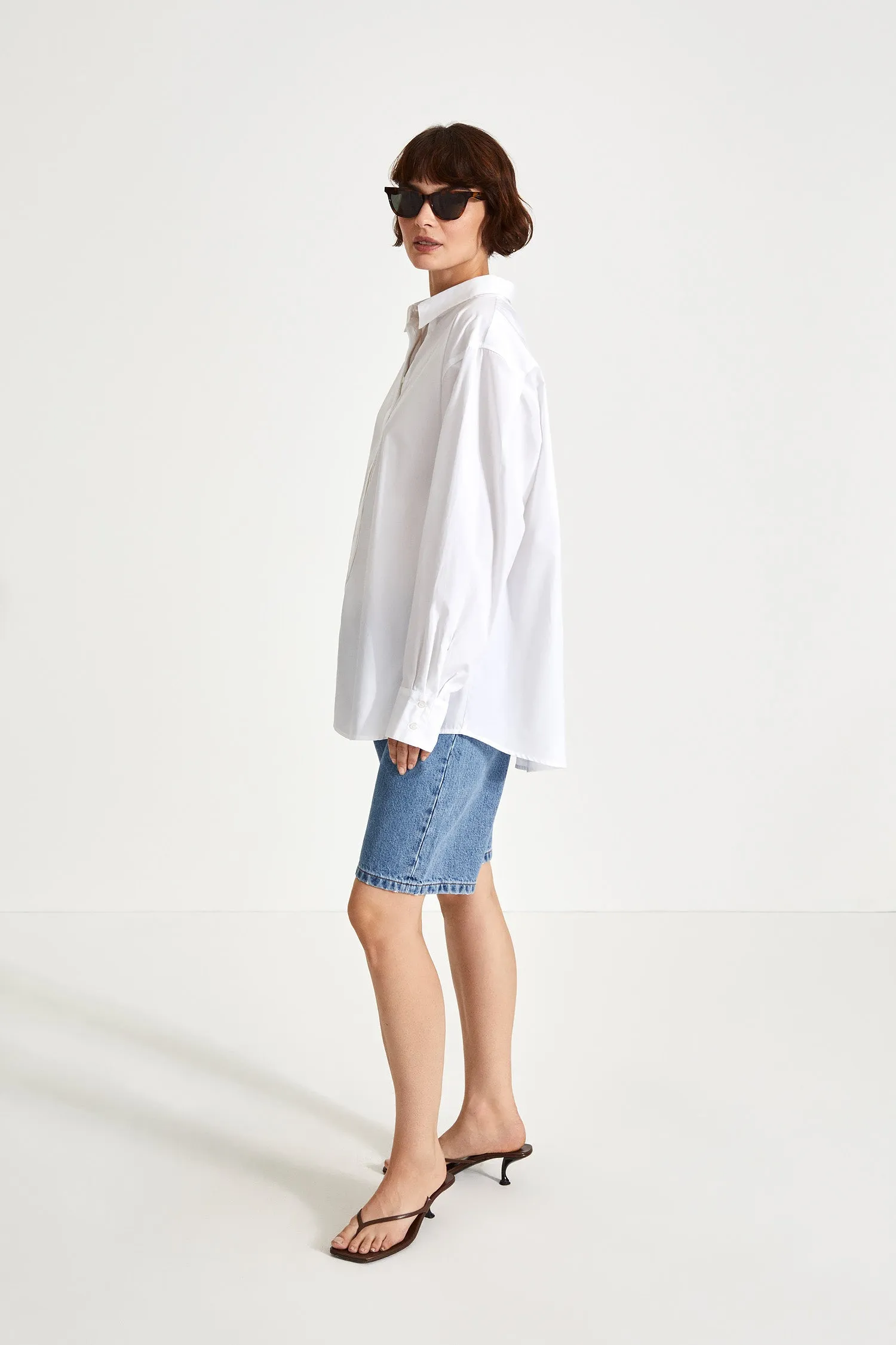 KIM SHORTS - VINTAGE BLUE