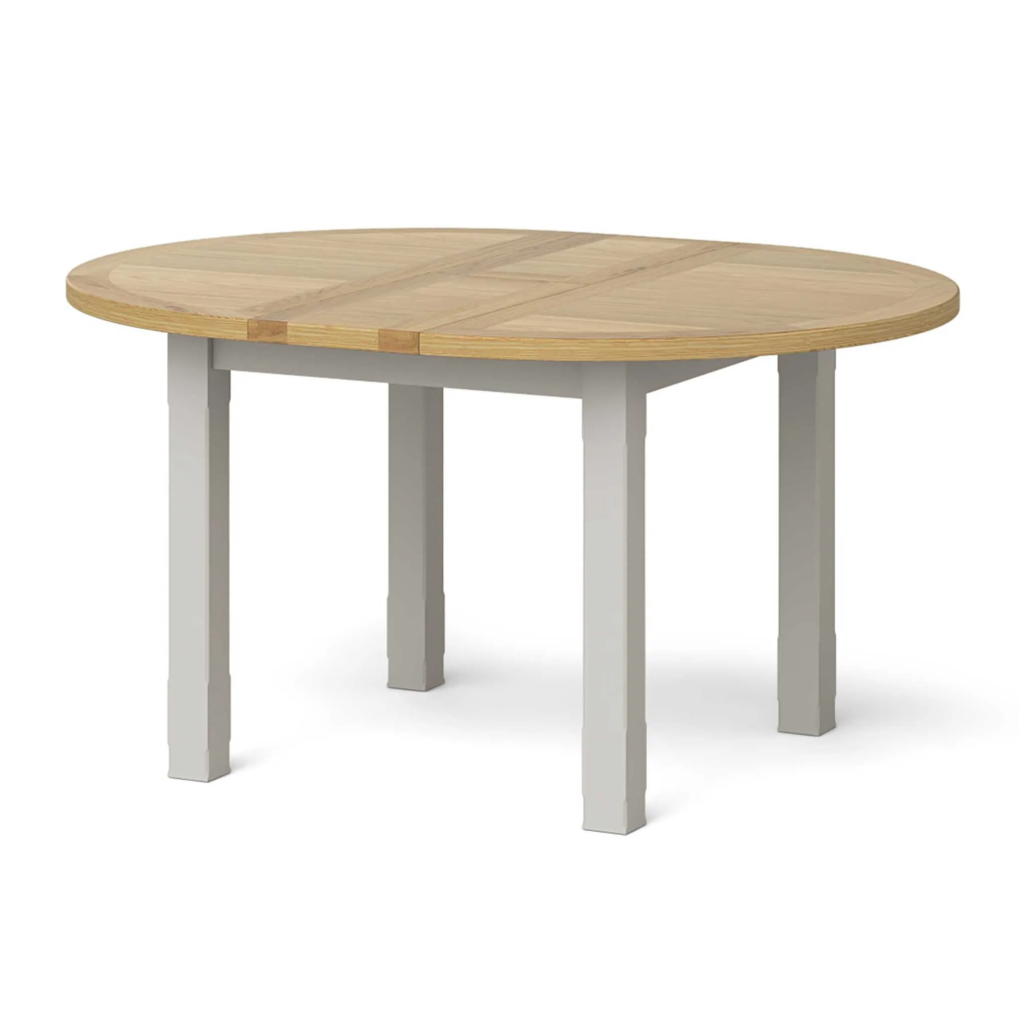 Lundy Grey Round Extending Dining Table