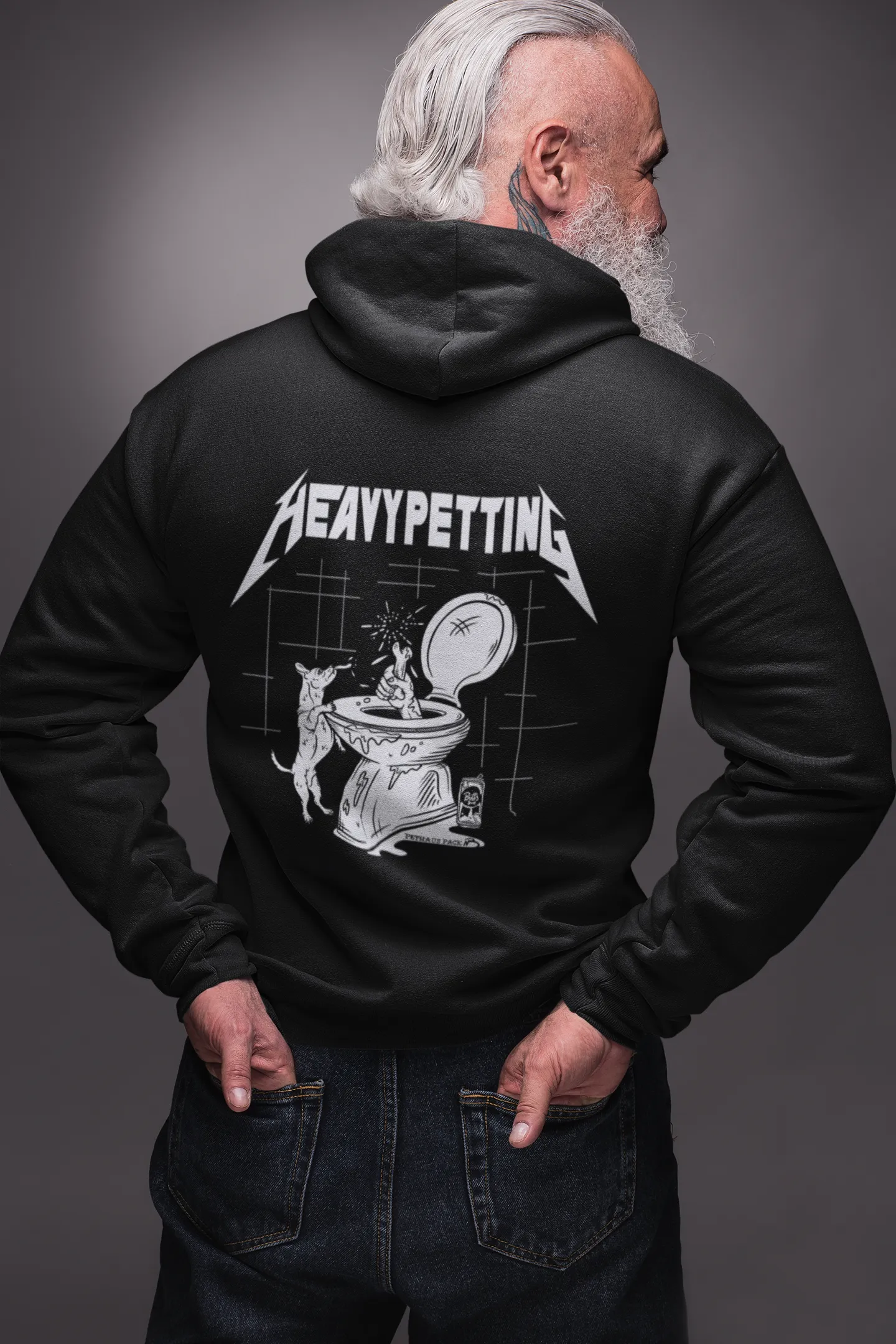 Matching Dog and Human Hoodie Set - Heavy Petting ⚡️