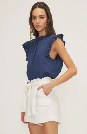 Melissa Nepton Spencer Short - White