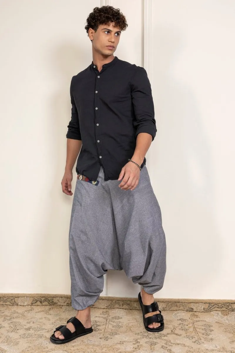Men's Aladdin Harem Pants | Grey