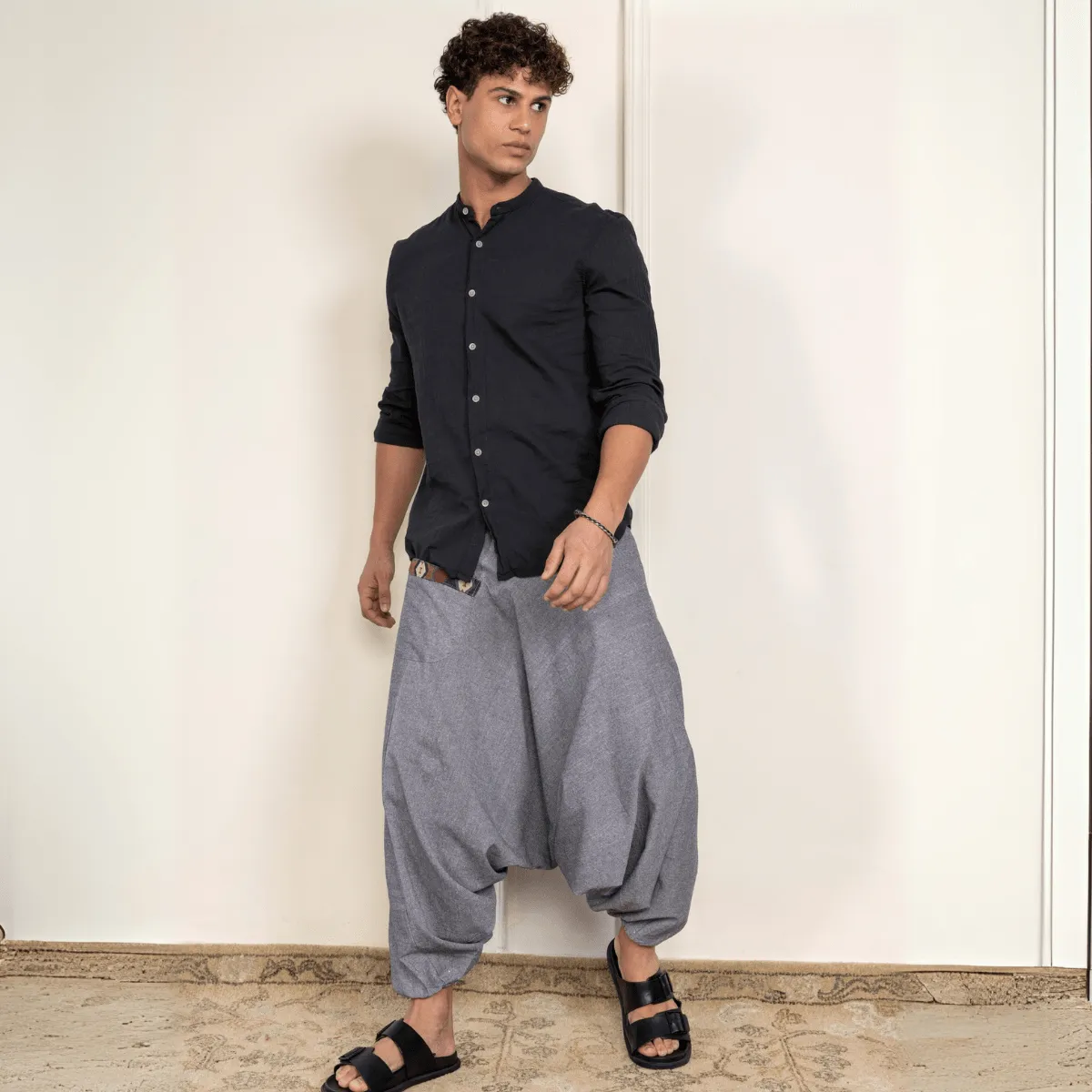 Men's Aladdin Harem Pants | Grey