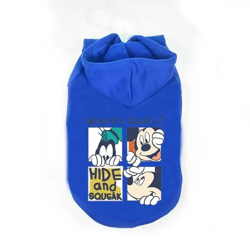 Mickey & Goofy Small Dog Hoodie